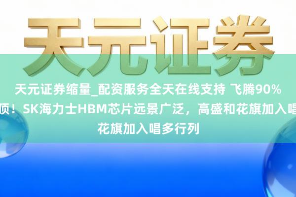 天元证券缩量_配资服务全天在线支持 飞腾90%还未到顶！SK海力士HBM芯片远景广泛，高盛和花旗加入唱多行列